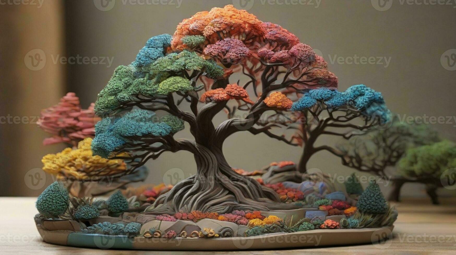 AI generated Clay Model Design for Kids photo