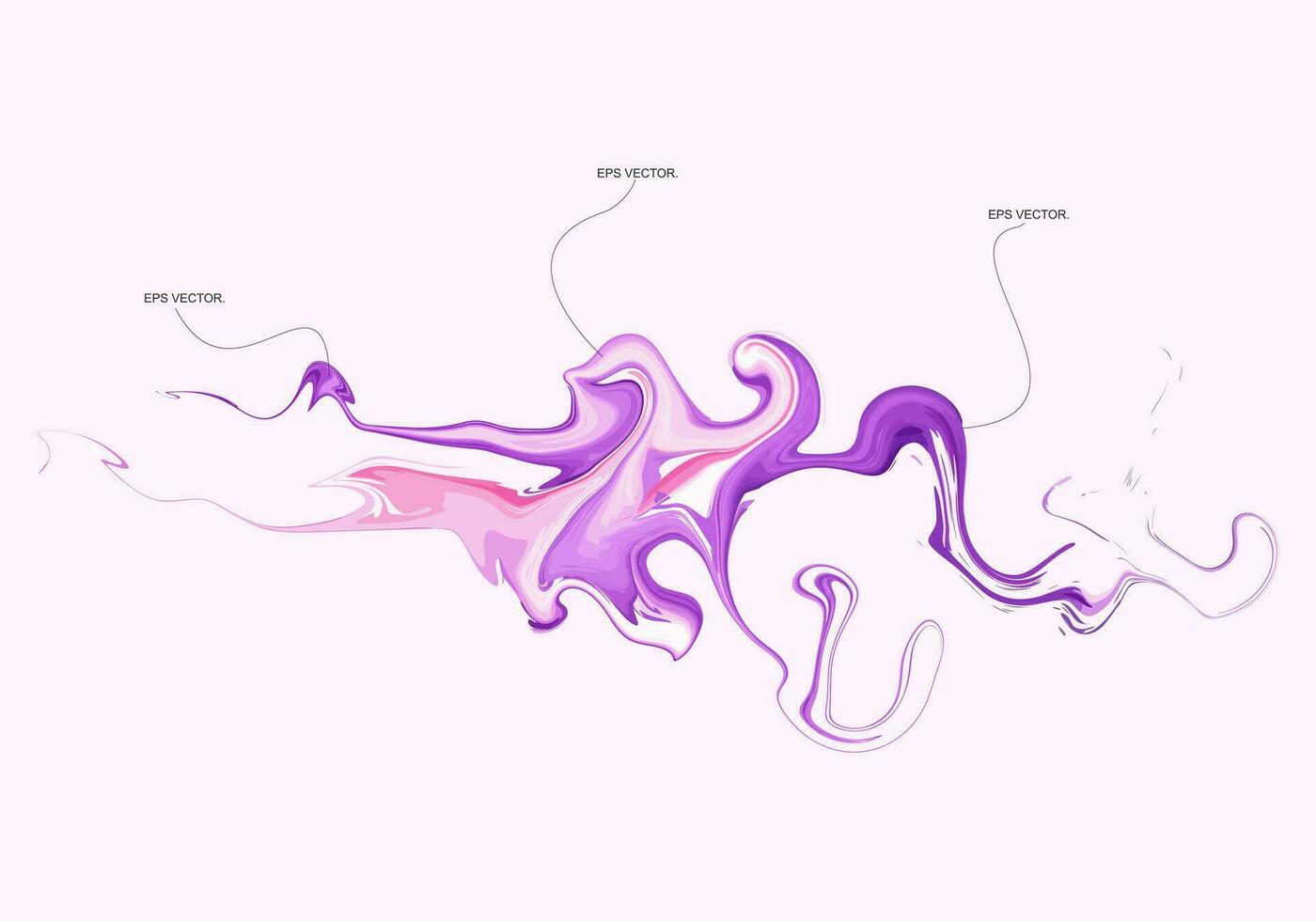 a drawing of a purple and pink swirl vector