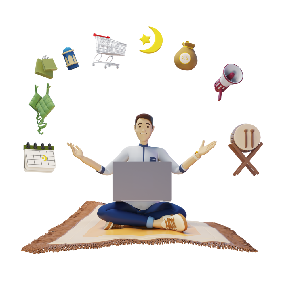 3D Character  Ramadhan png