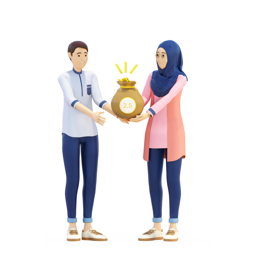 3d personagem Ramadhan png