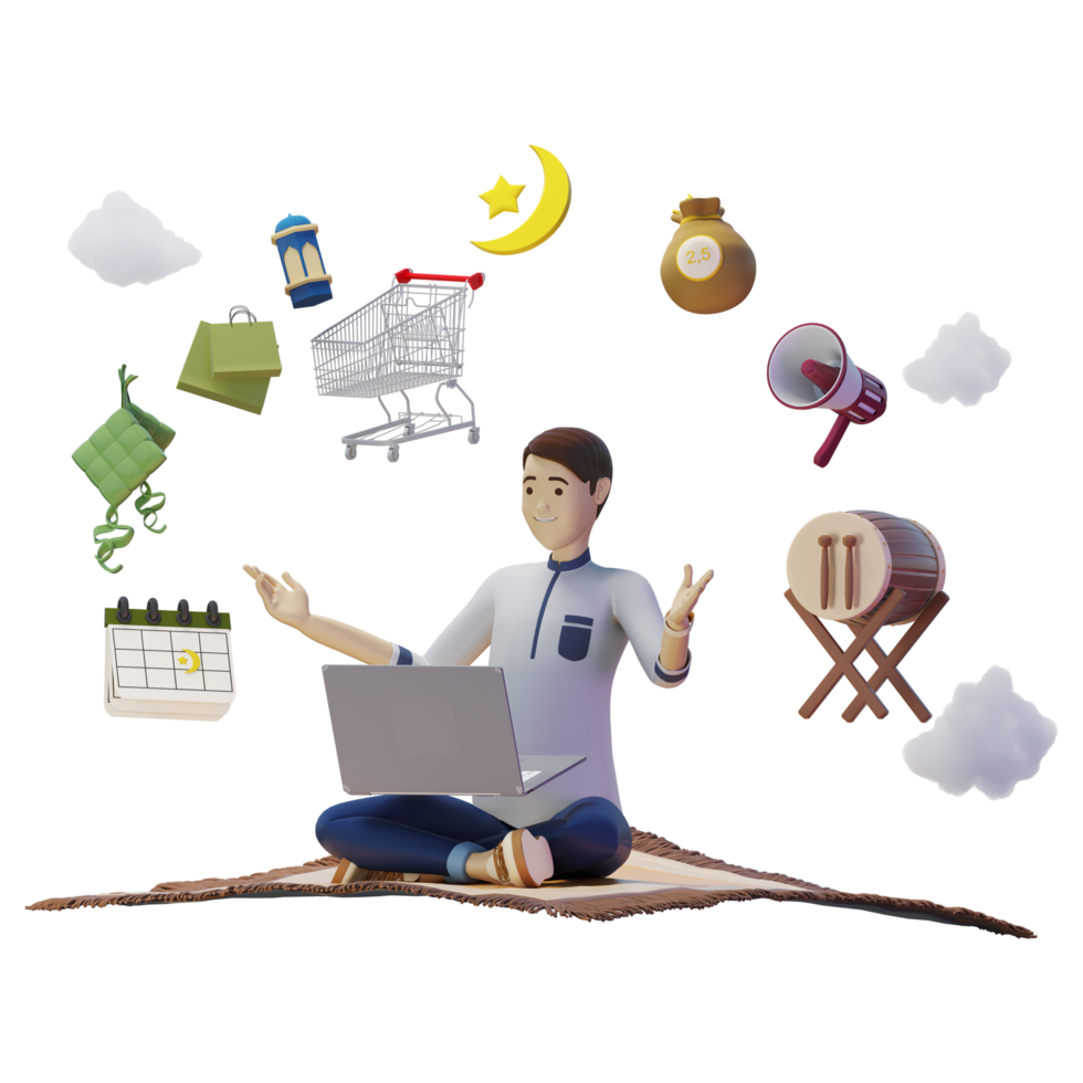3D Character  Ramadhan png