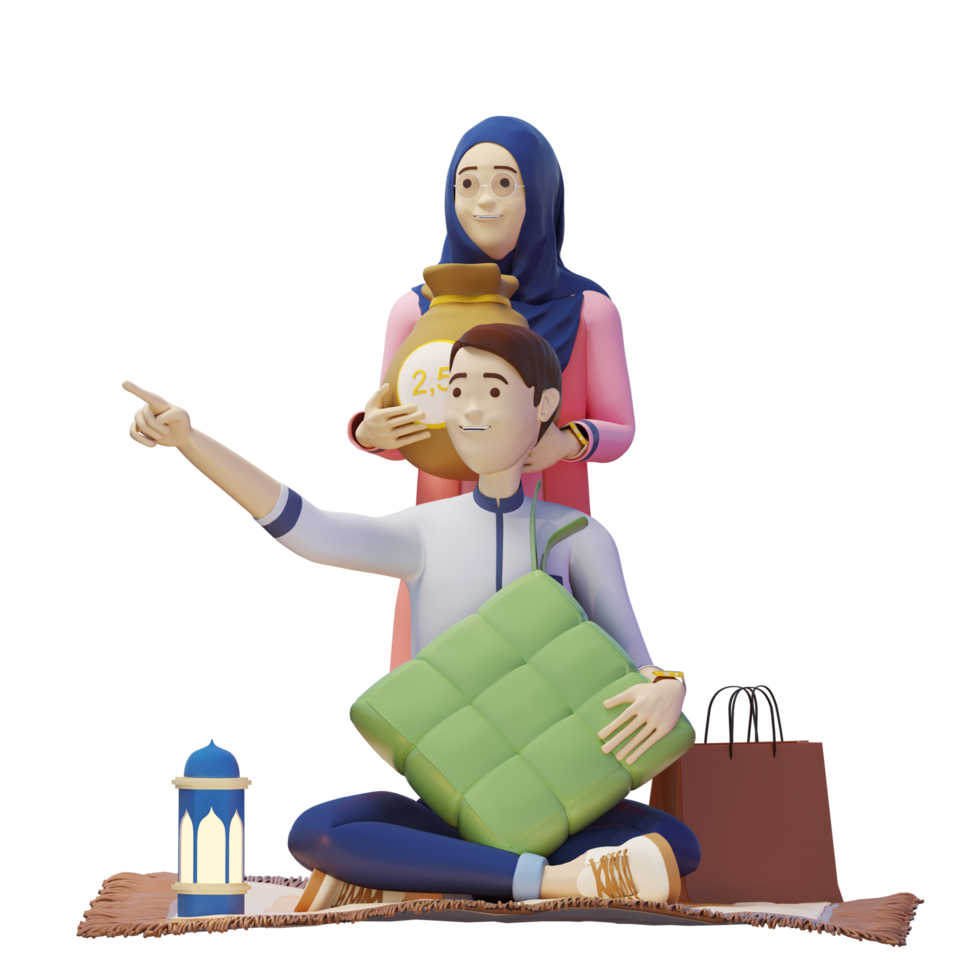 3D Character  Ramadhan png