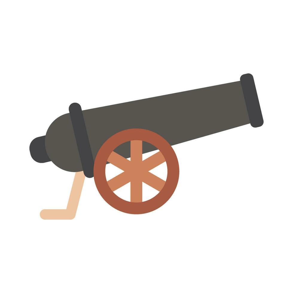 Cannon Vector Flat Icon For Personal And Commercial Use.