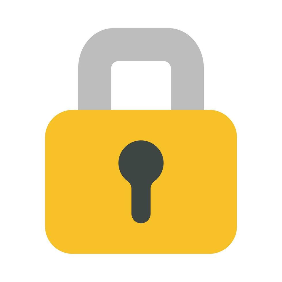Lock Vector Flat Icon For Personal And Commercial Use.