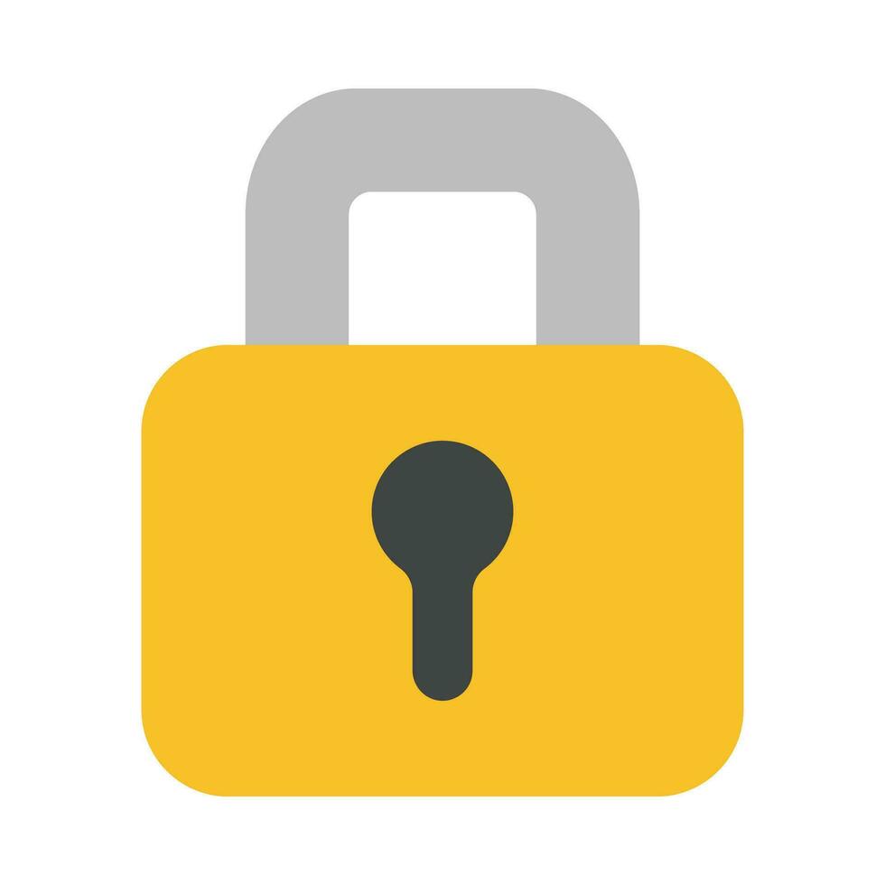 Lock Vector Flat Icon For Personal And Commercial Use.