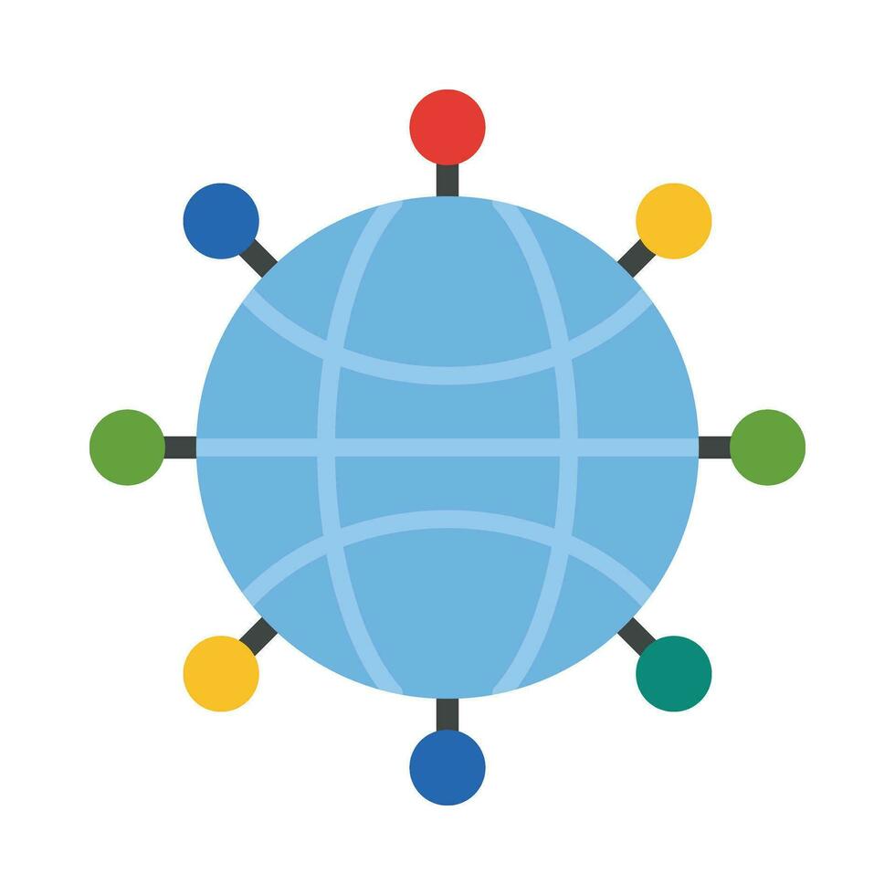 Network Vector Flat Icon For Personal And Commercial Use.