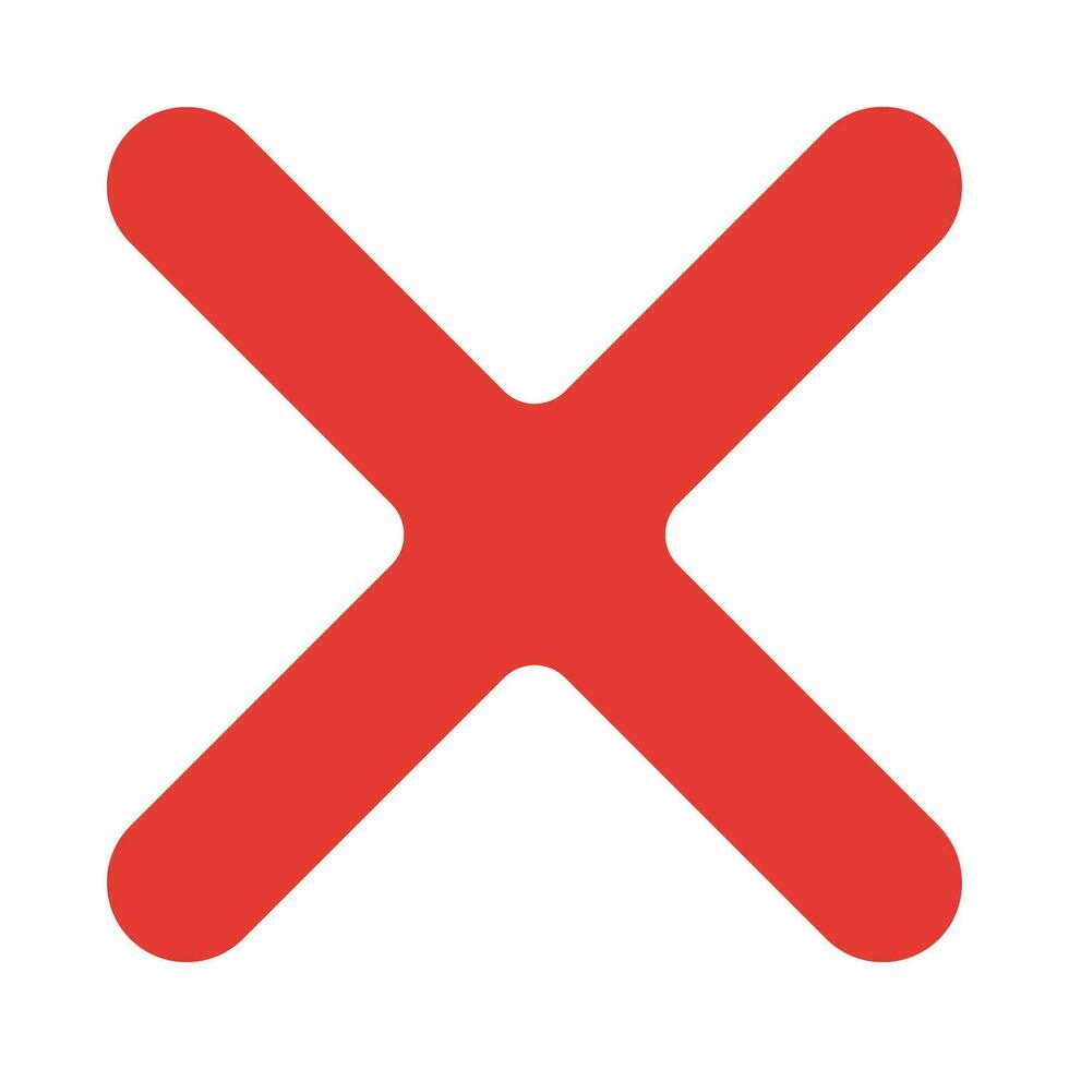 Cross Vector Flat Icon For Personal And Commercial Use.