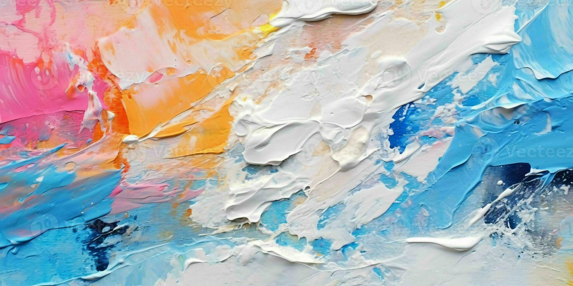 AI generated Abstract Colorful Painting Texture Background. Generative AI photo