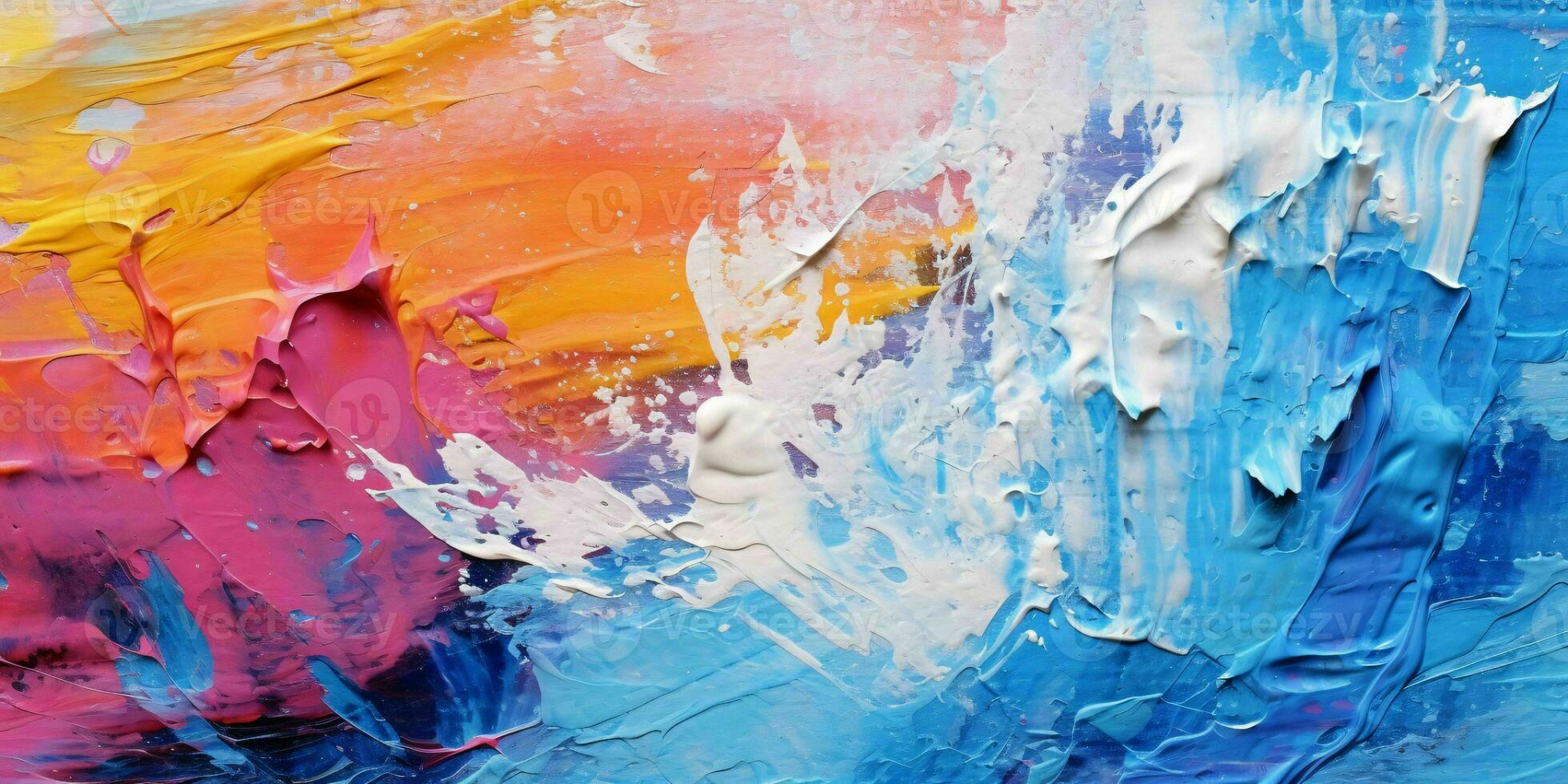 AI generated Abstract Colorful Painting Texture Background. Generative AI photo