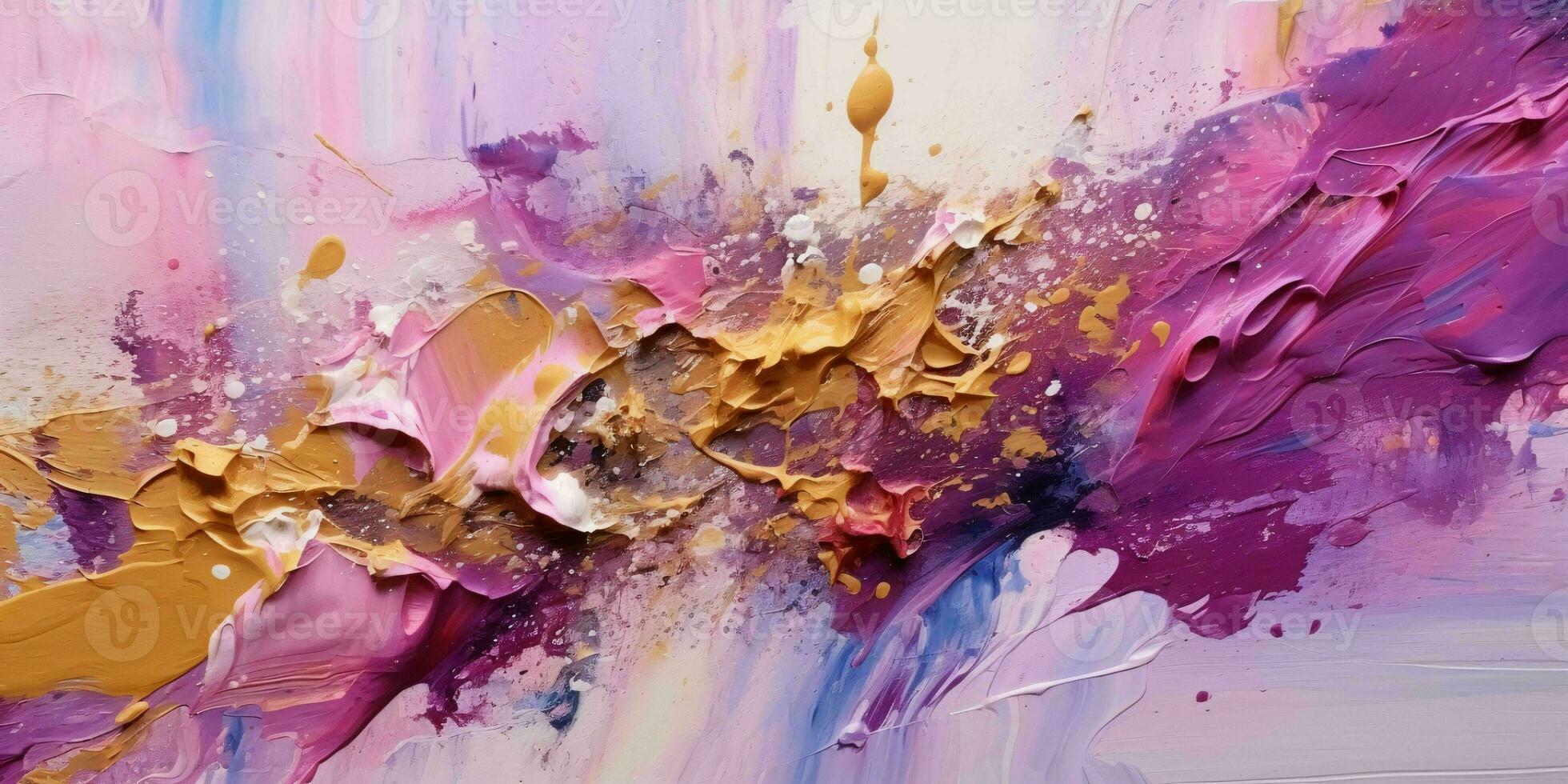 AI generated Abstract Multicolor Painting Texture Background. Colorful Stain. Generative AI photo