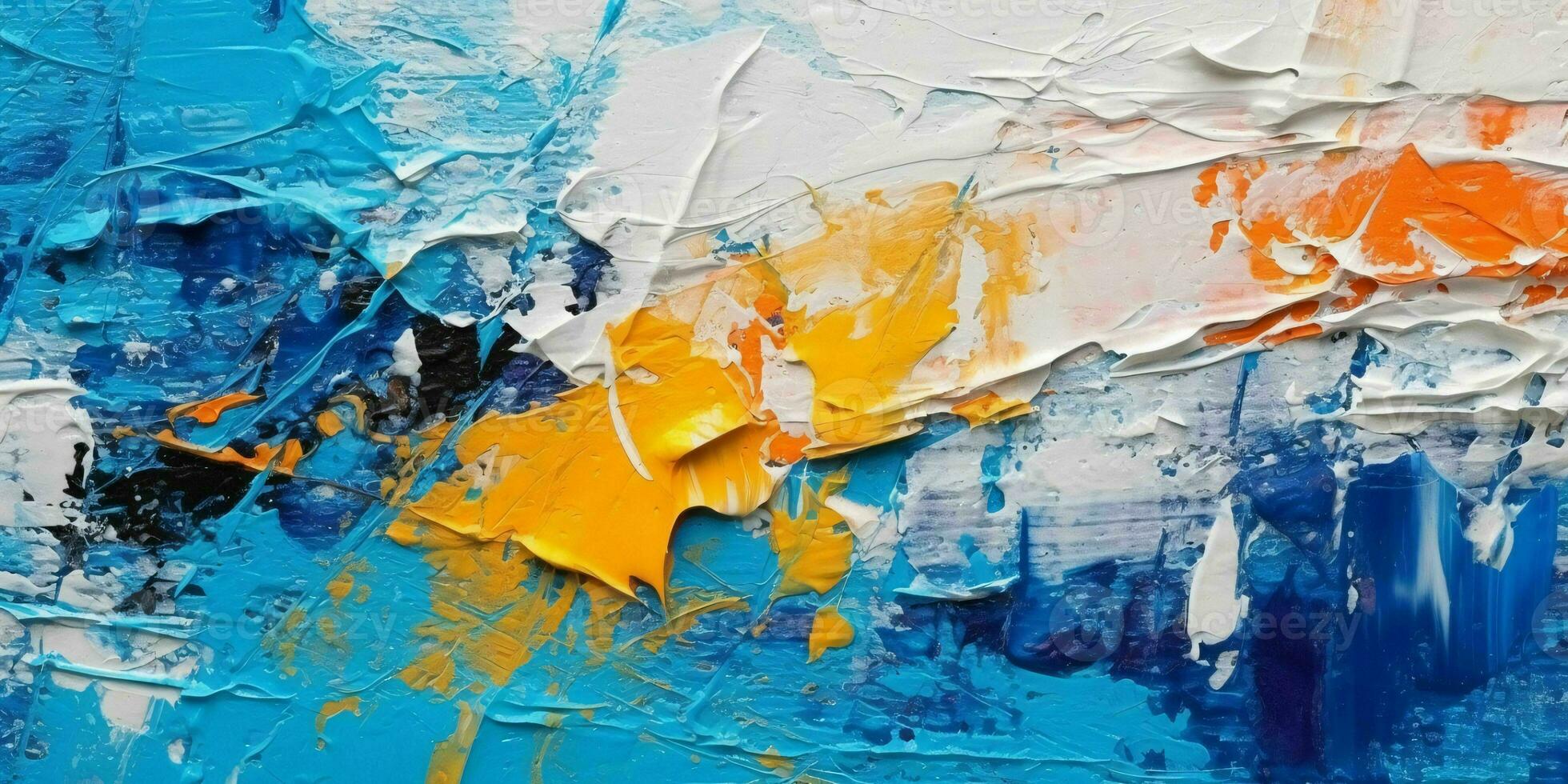 AI generated Abstract Colorful Painting Texture Background. Generative AI photo
