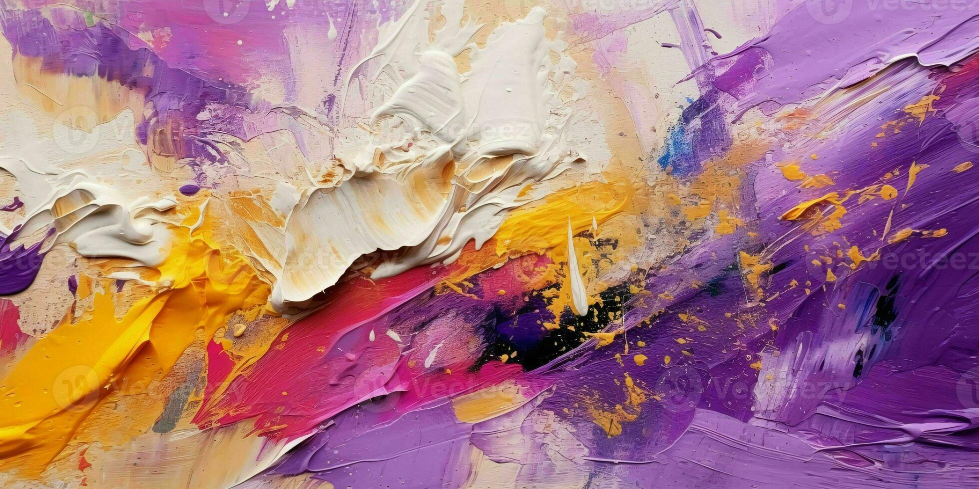 AI generated Abstract Multicolor Painting Texture Background. Colorful Stain. Generative AI photo