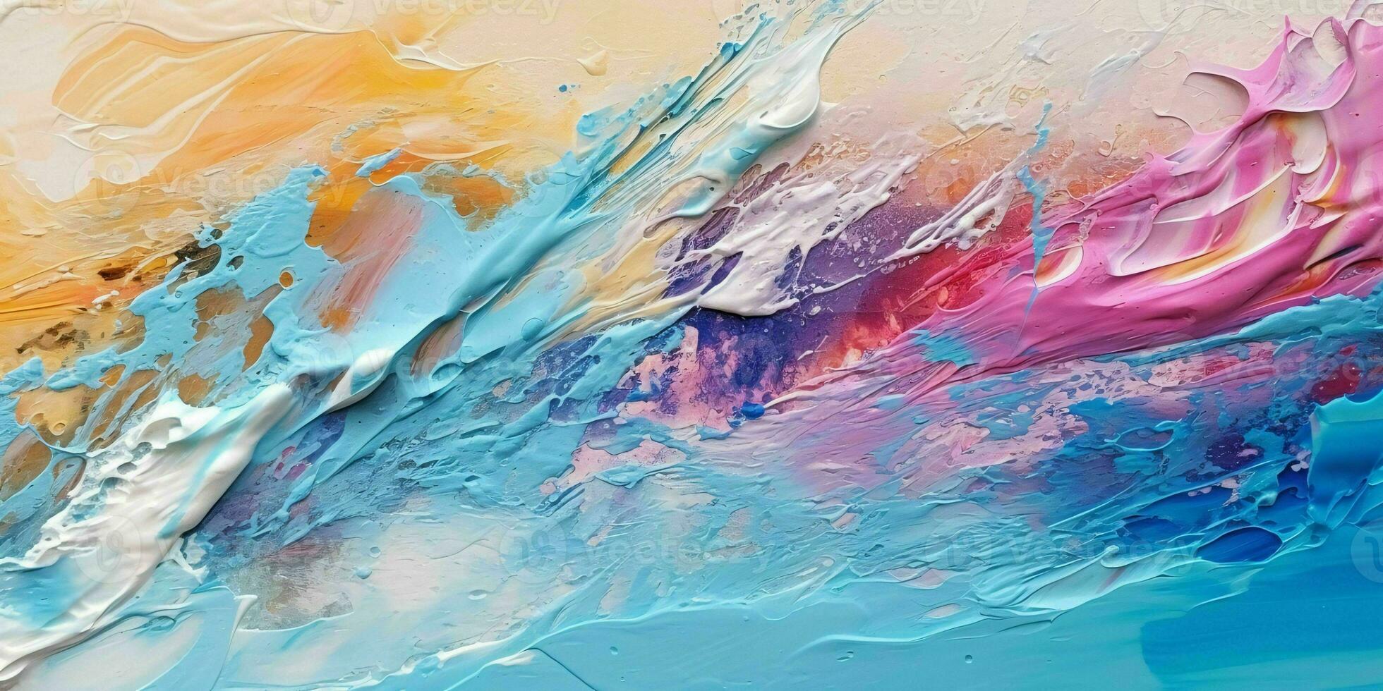 AI generated Abstract Colorful Painting Texture Background. Generative AI photo