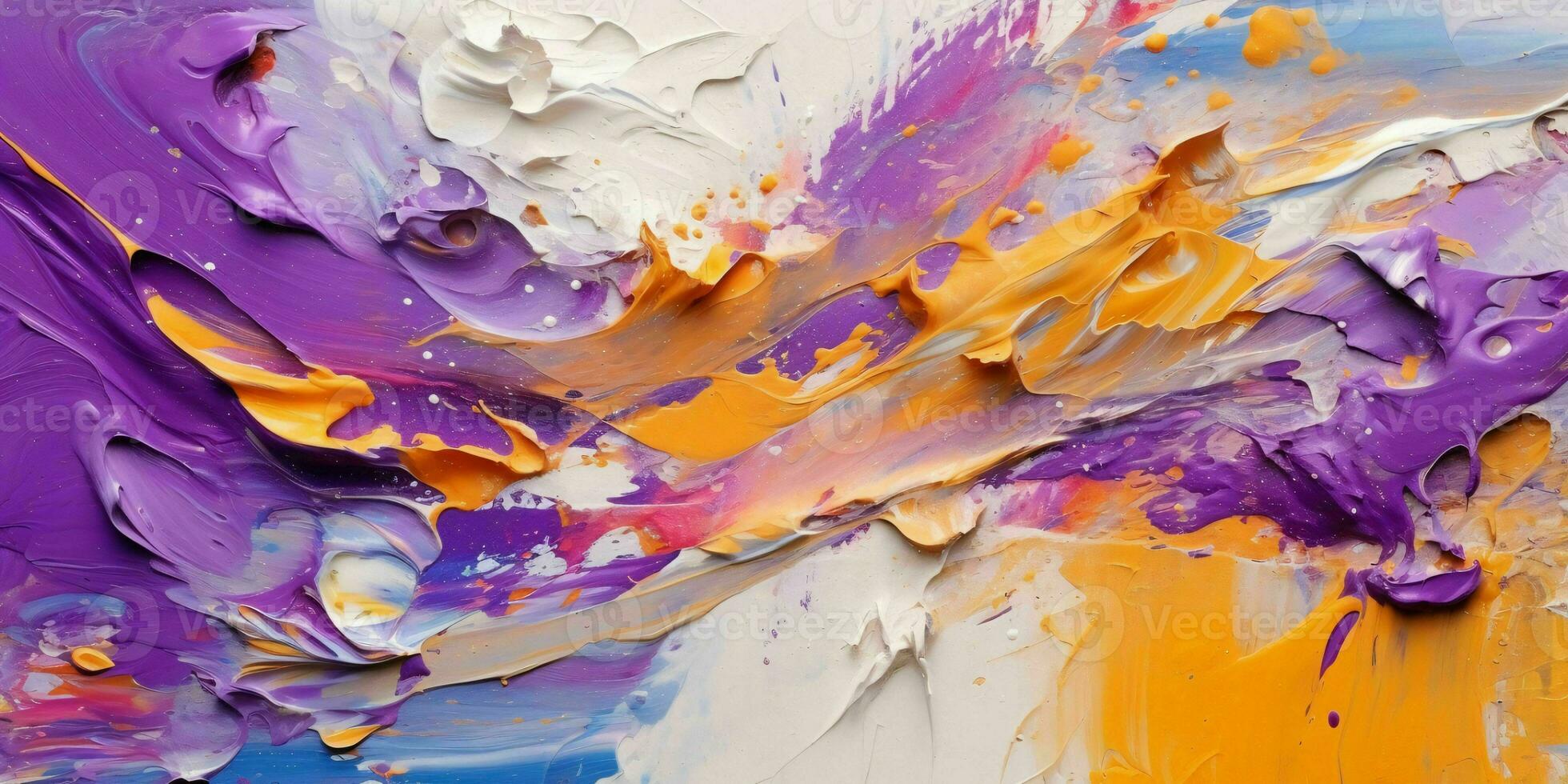 AI generated Abstract Multicolor Painting Texture Background. Colorful Stain. Generative AI photo