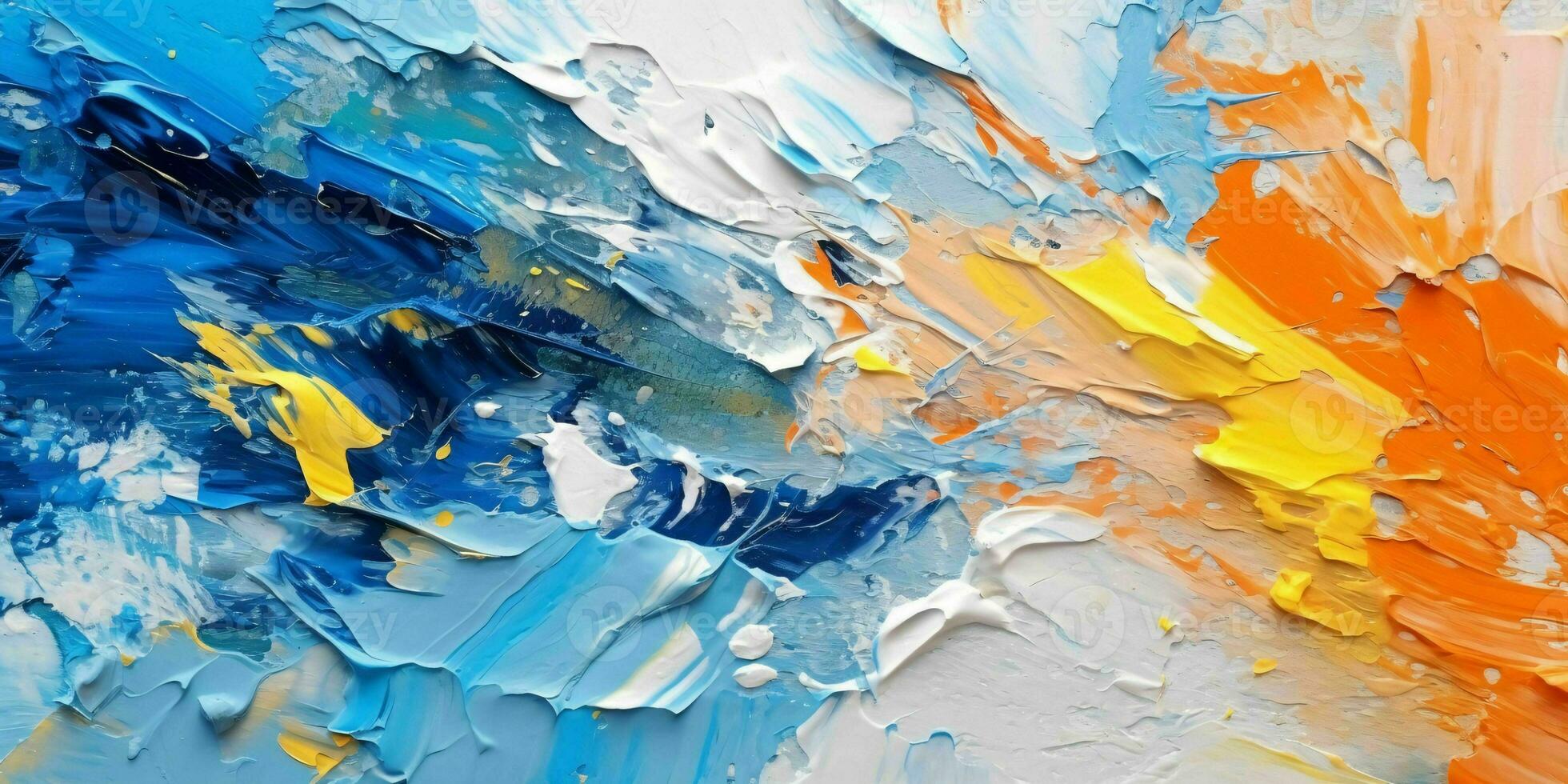 AI generated Abstract Colorful Painting Texture Background. Generative AI photo