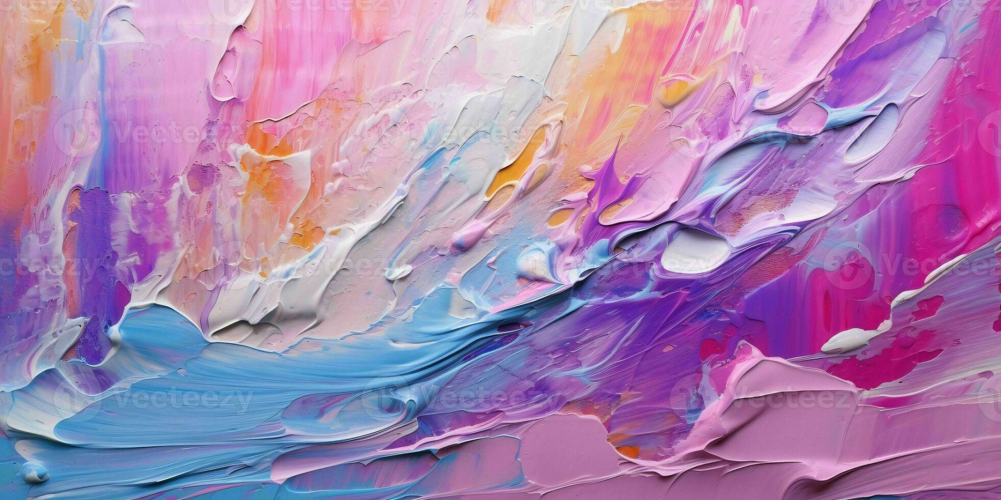 AI generated Abstract Multicolor Painting Texture Background. Colorful Stain. Generative AI photo