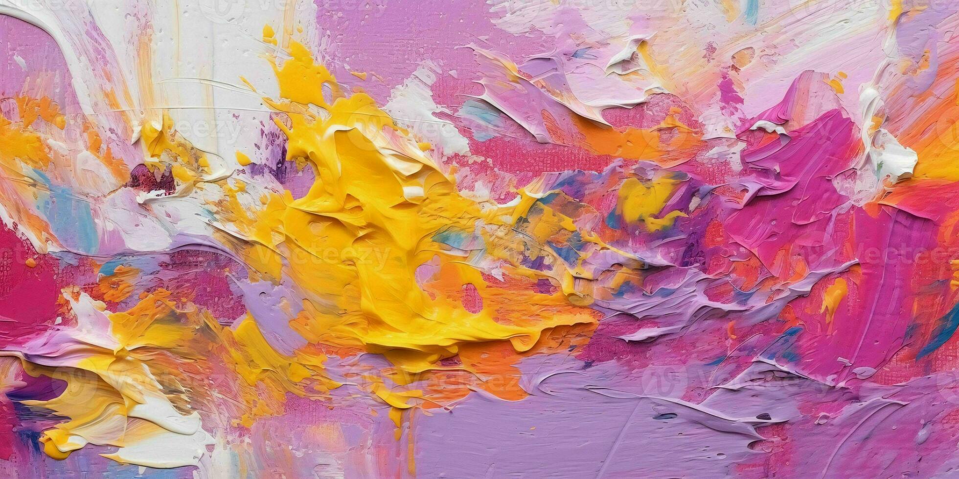 AI generated Abstract Multicolor Painting Texture Background. Colorful Stain. Generative AI photo