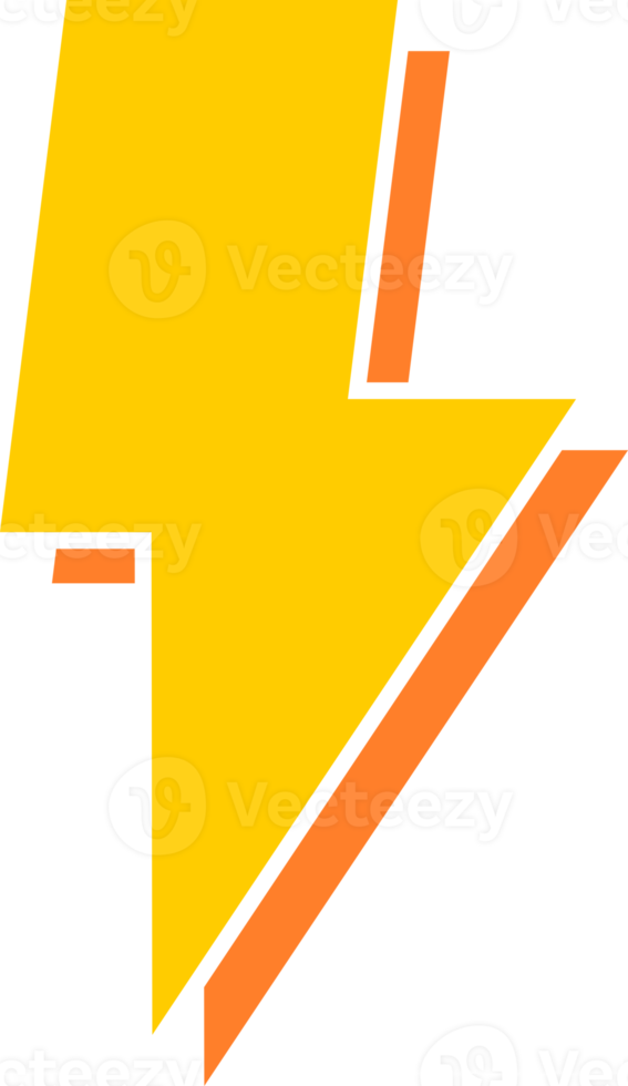 Electric bolt icon png