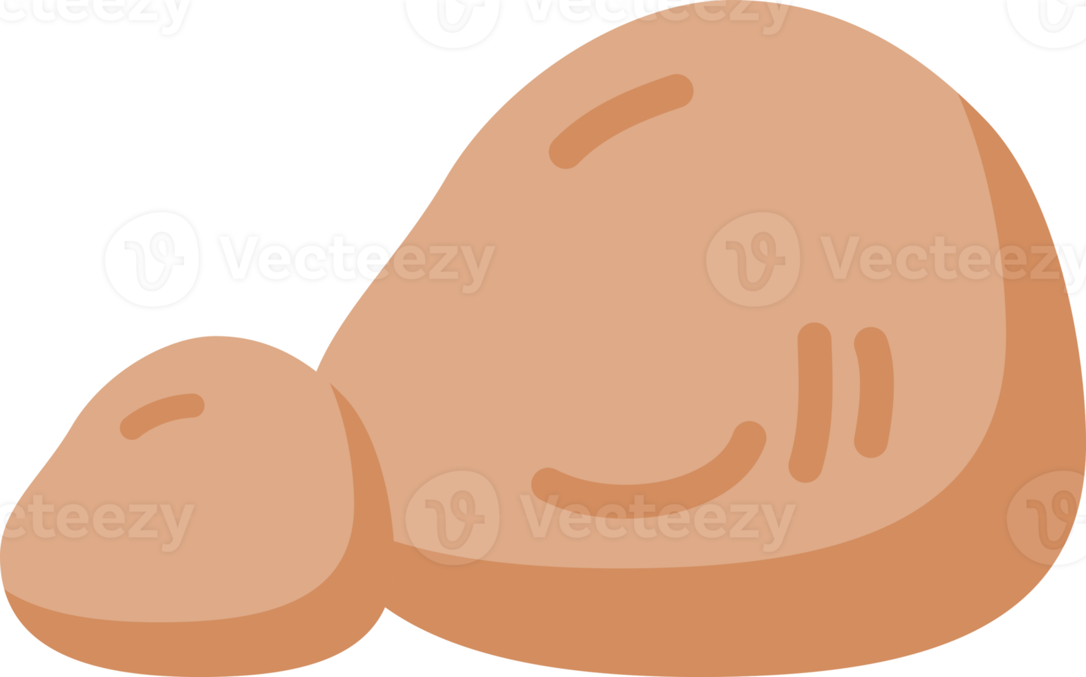 Rock doodle icon png