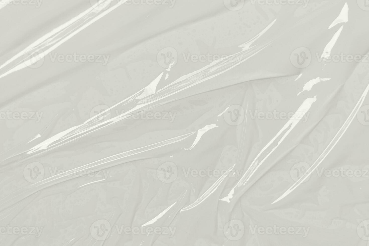 Plastic transparent cellophane bag on white background. White plastic film wrap texture background. White Plastic Bag Texture photo
