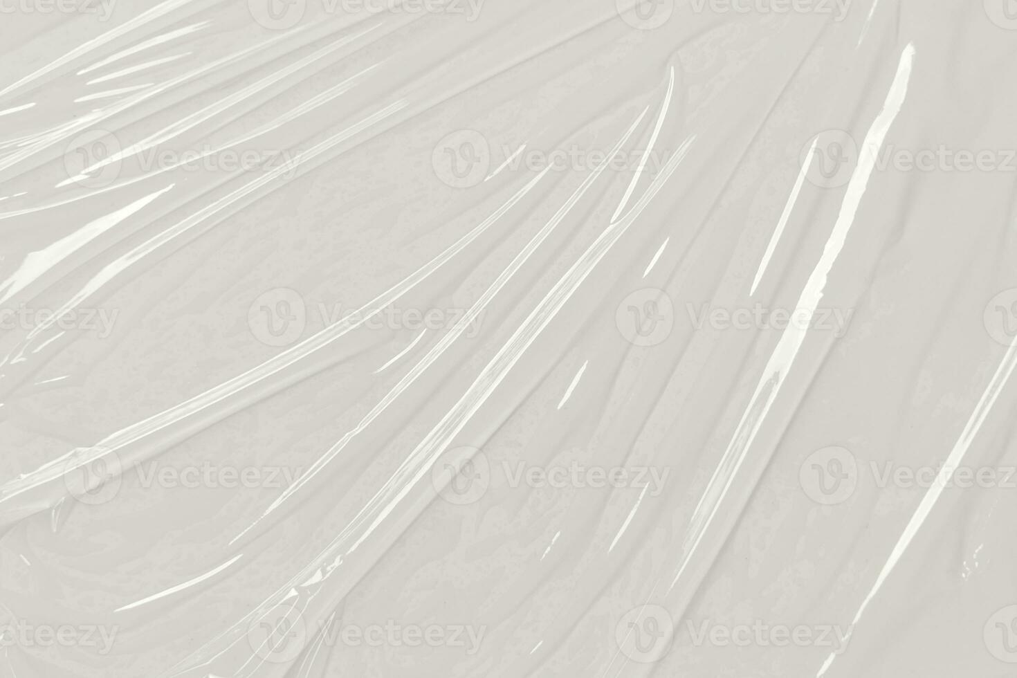Plastic transparent cellophane bag on white background. White plastic film wrap texture background. White Plastic Bag Texture photo