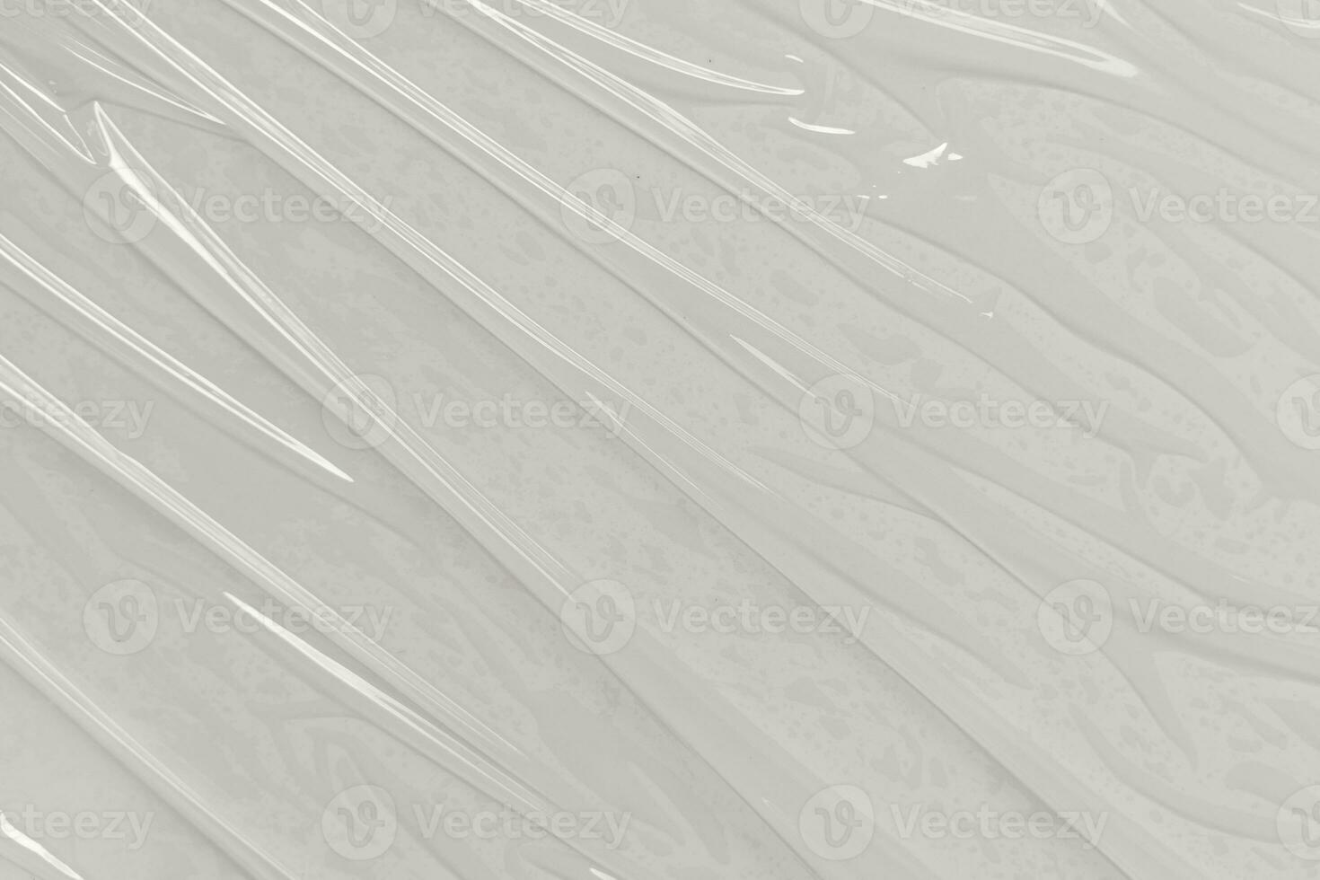 Plastic transparent cellophane bag on white background. White plastic film wrap texture background. White Plastic Bag Texture photo