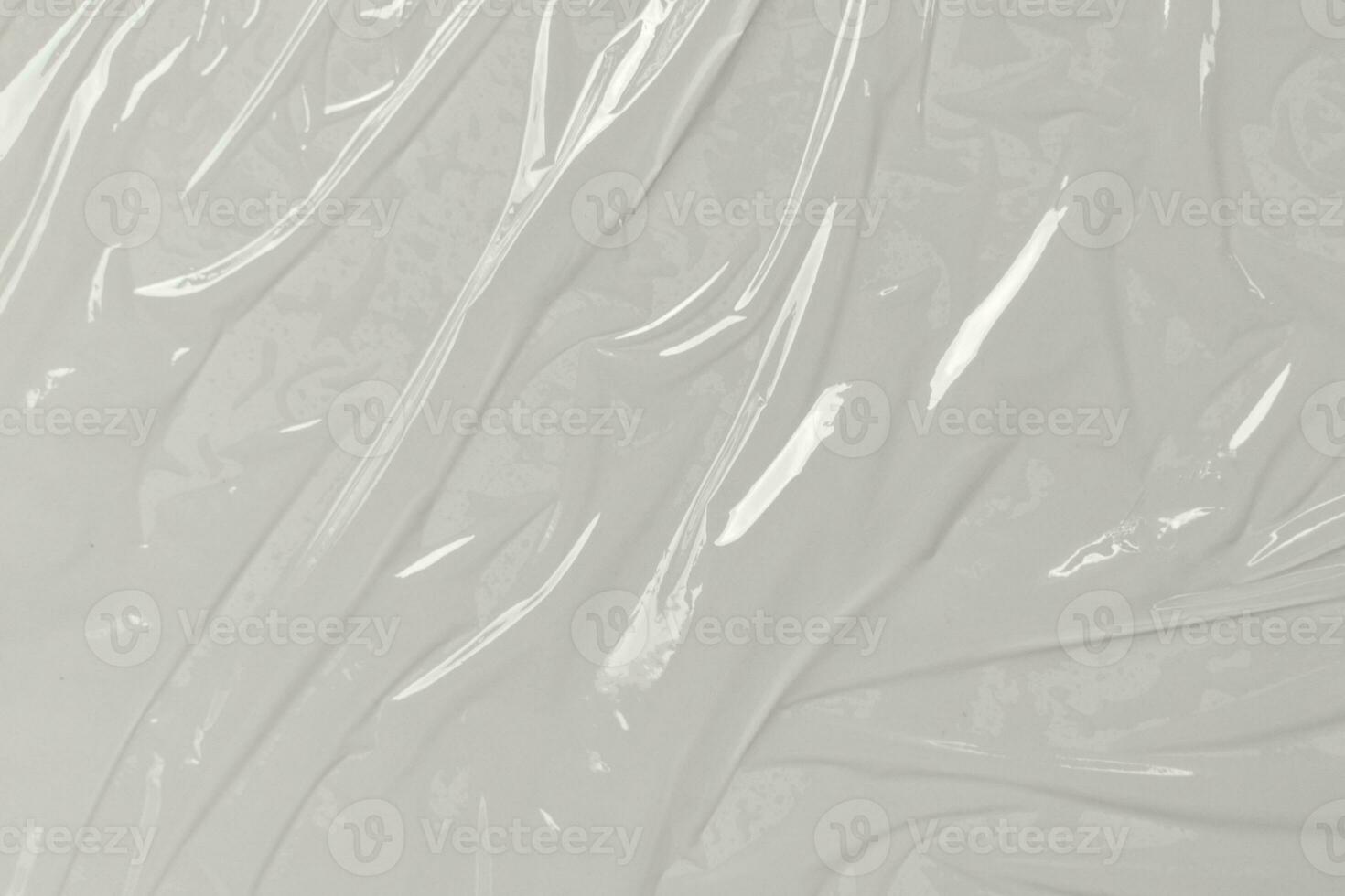 el plastico transparente celofán bolso en blanco antecedentes. blanco el plastico película envolver textura antecedentes. blanco el plastico bolso textura foto