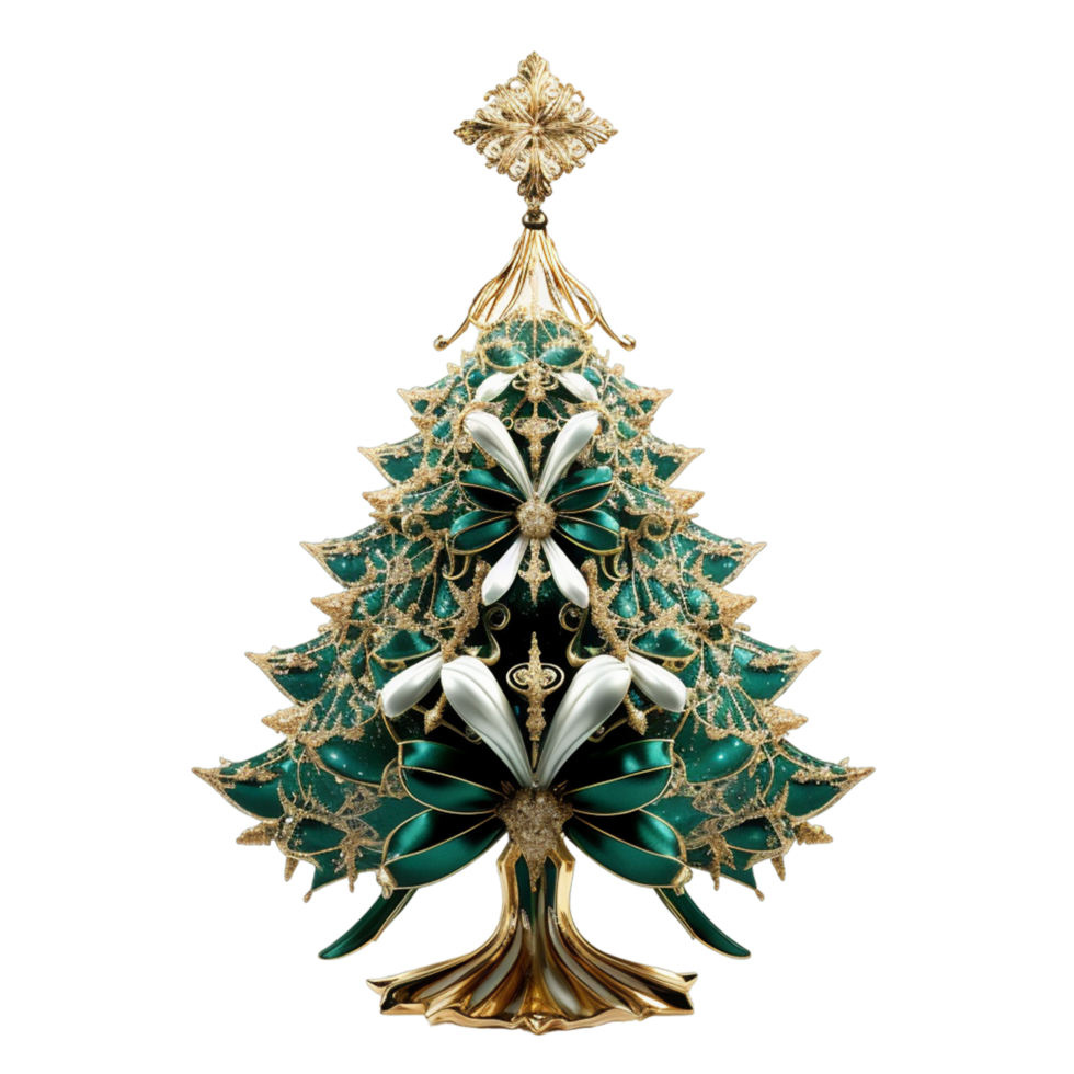 AI generated Cute Christmas tree png