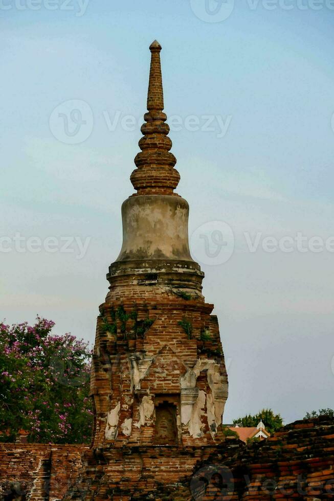 el restos de un antiguo templo en Tailandia foto