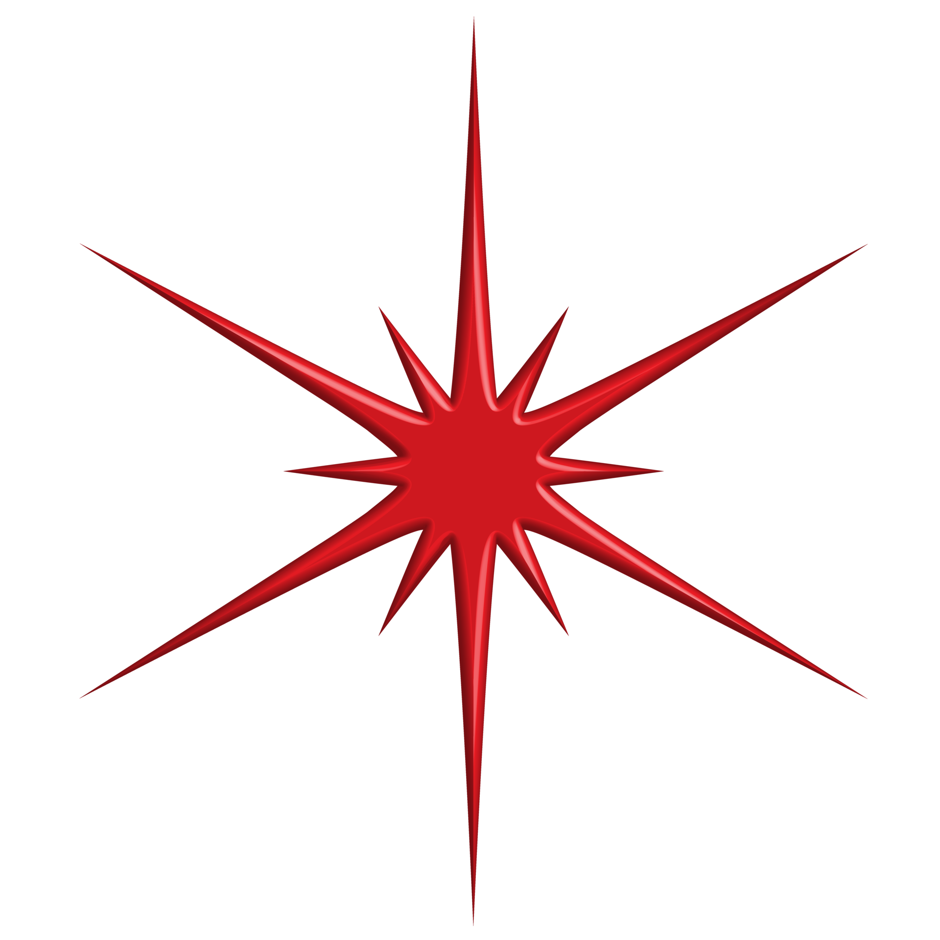 Red sparkle 3d symbol decorative design for element 35264567 PNG