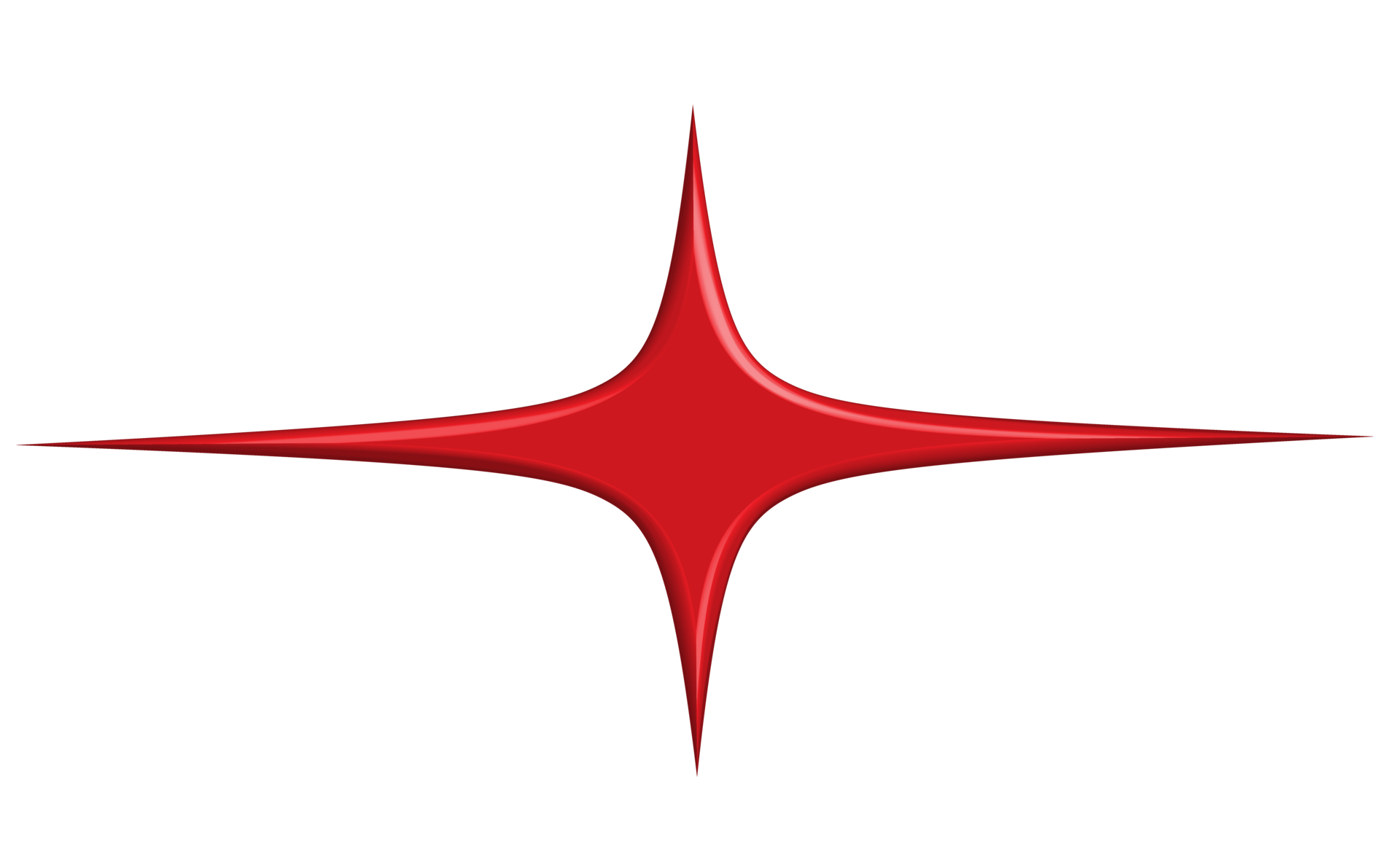 Red sparkle 3d symbol decorative design for element 35264624 PNG