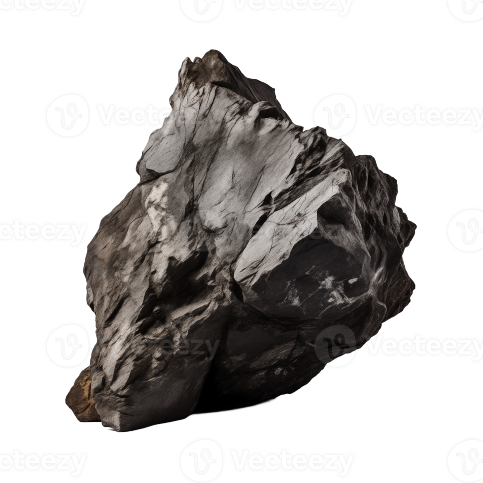 AI generated PNG stone on transparent background