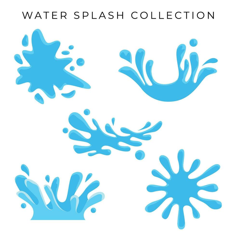 water splash vector illustration graphics