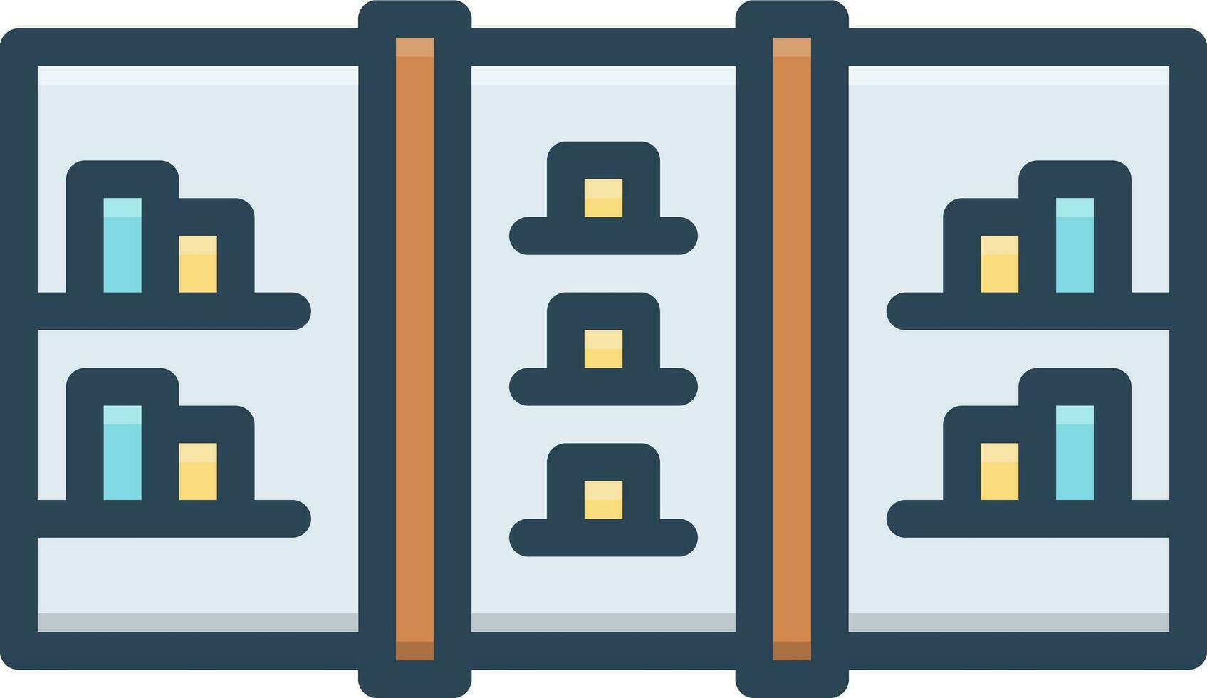 color icon for partition vector