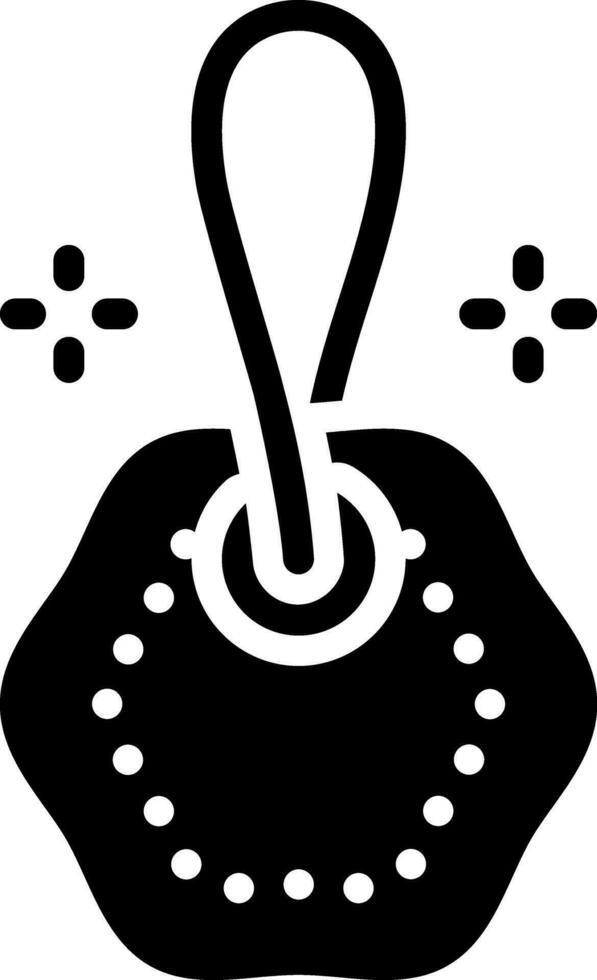solid icon for tag vector