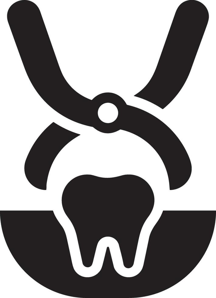 diente dentista icono símbolo imagen vector. ilustración de el dental medicina símbolo diseño gráfico imagen vector