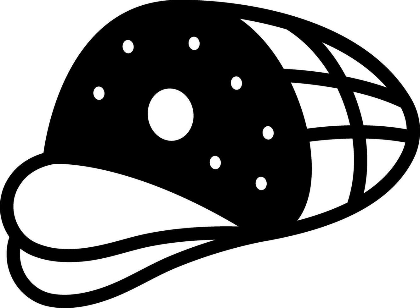 solid icon for steak vector