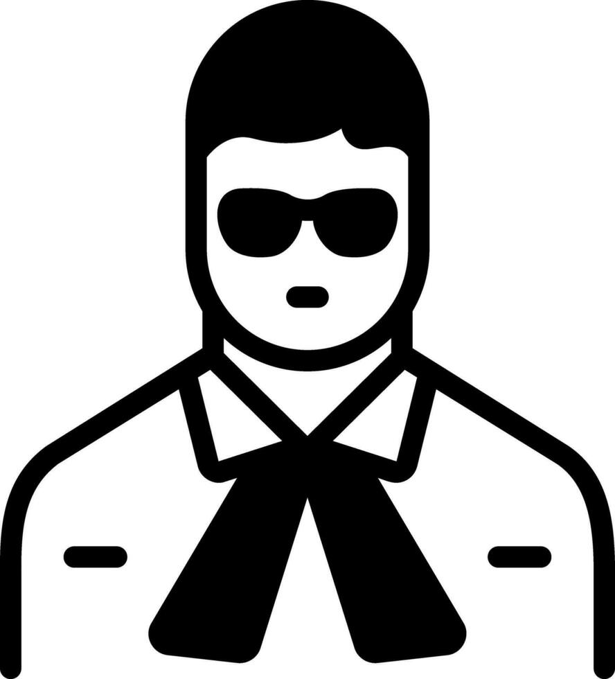 solid icon for advocate vector