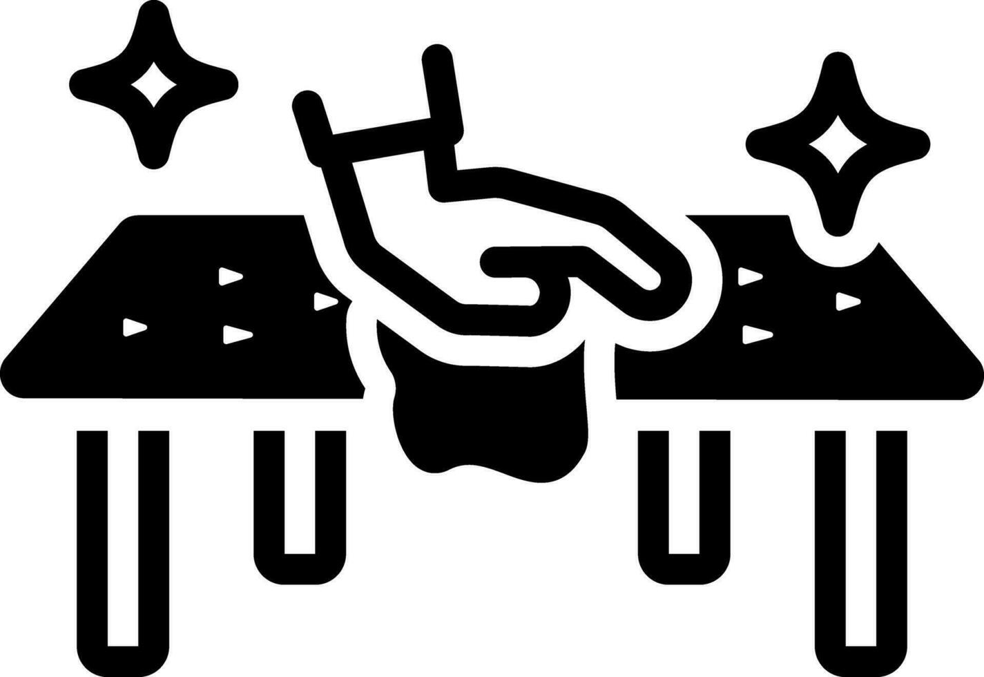 solid icon for removing vector