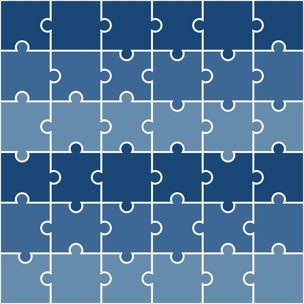 Navy blue shade jigsaw pattern. jigsaw line pattern. jigsaw seamless pattern. Decorative elements, clothing, paper wrapping, bathroom tiles, wall tiles, backdrop, background. vector