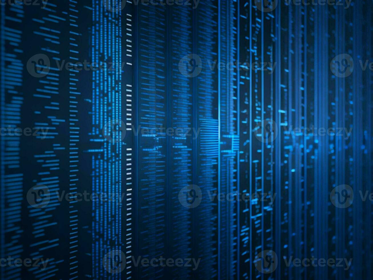 AI generated Digital Cyberspace with Particles and Digital Data Network Connections. High Speed Connection and Data Analysis Technology Digital Abstract Background Concept. 3d rendering photo