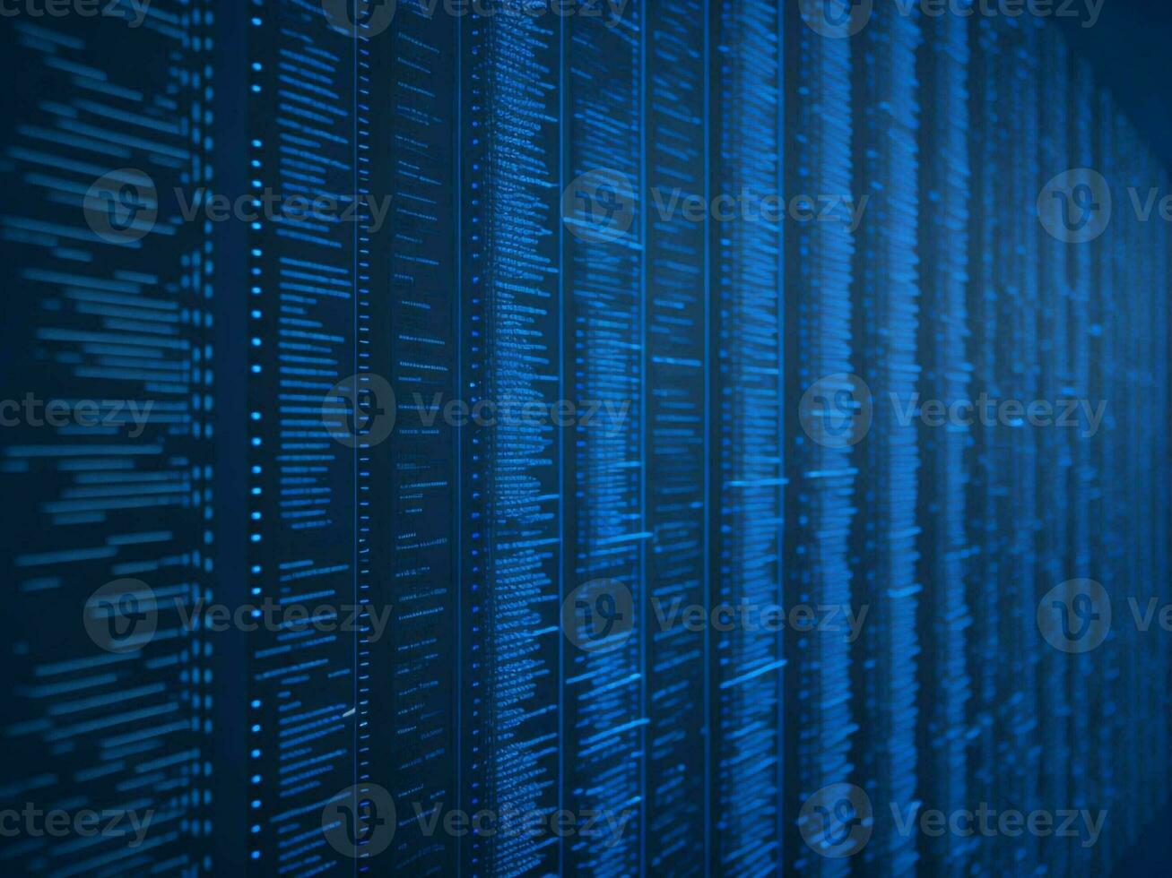 ai generado digital ciberespacio con partículas y digital datos red conexiones alto velocidad conexión y datos análisis tecnología digital resumen antecedentes concepto. 3d representación foto