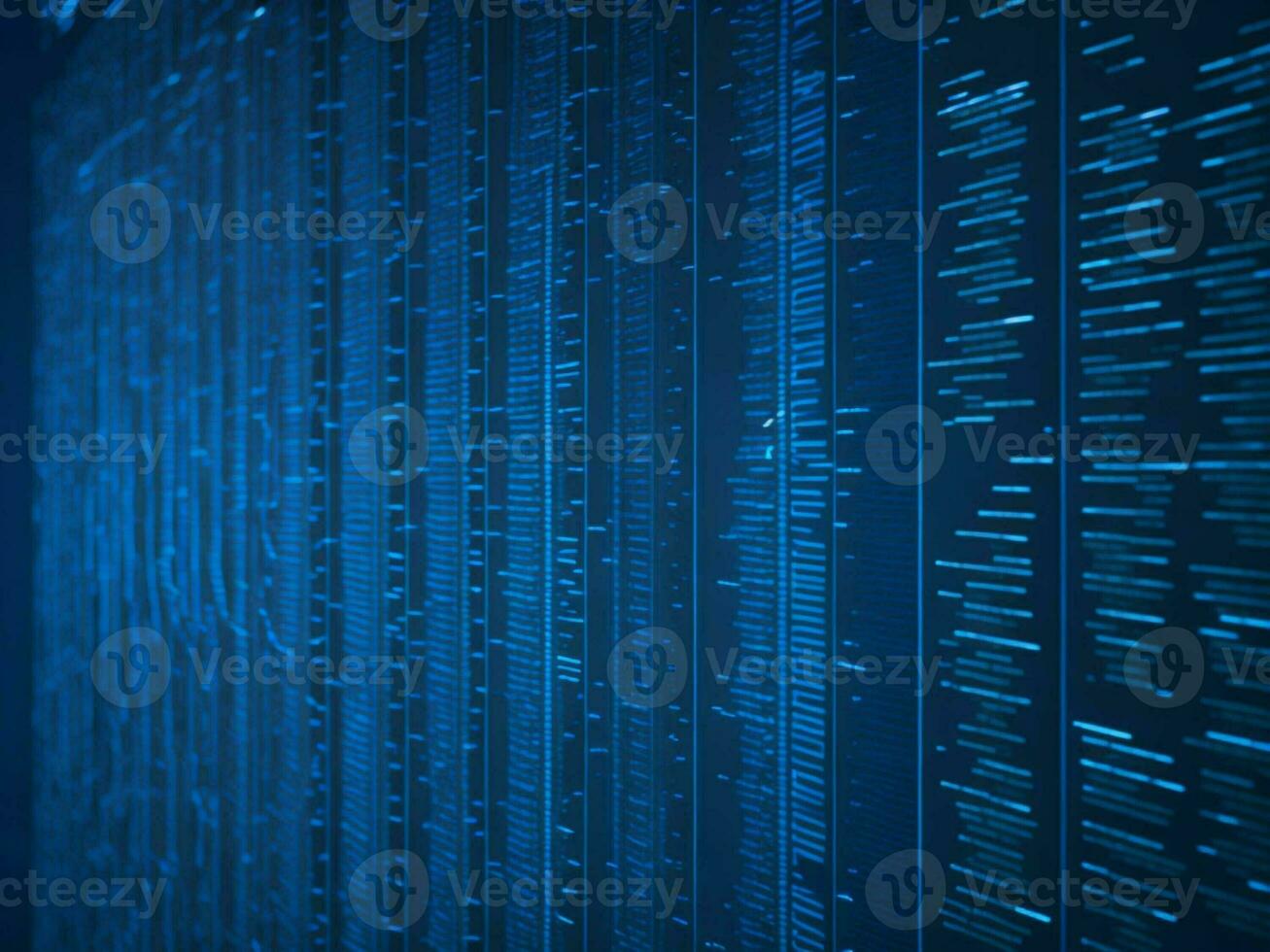 AI generated Digital Cyberspace with Particles and Digital Data Network Connections. High Speed Connection and Data Analysis Technology Digital Abstract Background Concept. 3d rendering photo