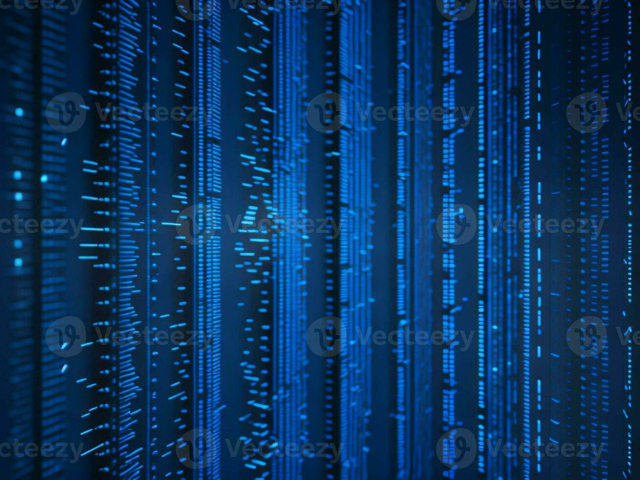 AI generated Digital Cyberspace with Particles and Digital Data Network Connections. High Speed Connection and Data Analysis Technology Digital Abstract Background Concept. 3d rendering photo