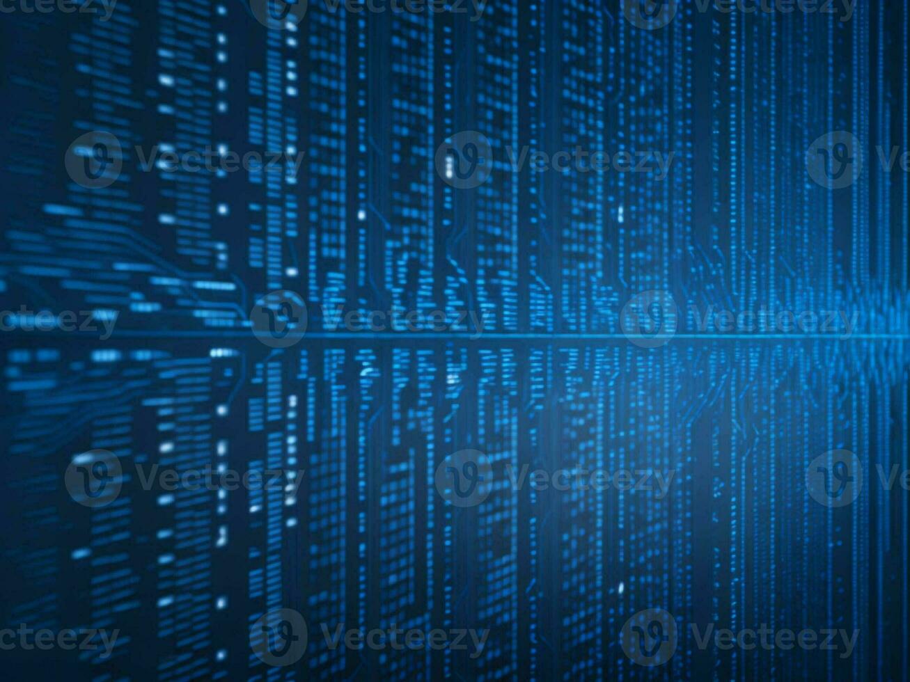 AI generated Digital Cyberspace with Particles and Digital Data Network Connections. High Speed Connection and Data Analysis Technology Digital Abstract Background Concept. 3d rendering photo