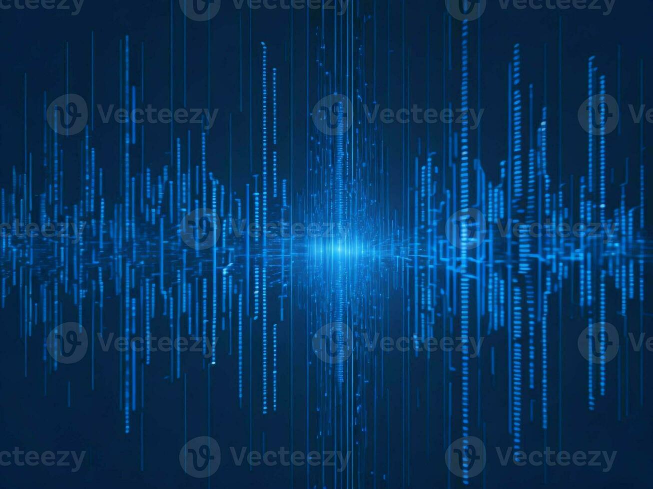 AI generated Digital Cyberspace with Particles and Digital Data Network Connections. High Speed Connection and Data Analysis Technology Digital Abstract Background Concept. 3d rendering photo