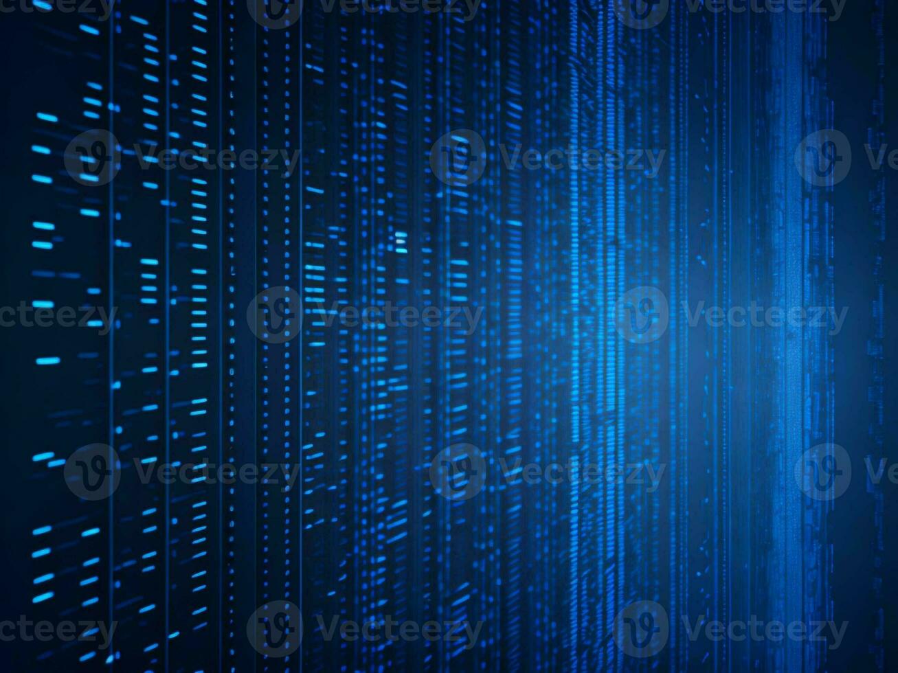 AI generated Digital Cyberspace with Particles and Digital Data Network Connections. High Speed Connection and Data Analysis Technology Digital Abstract Background Concept. 3d rendering photo
