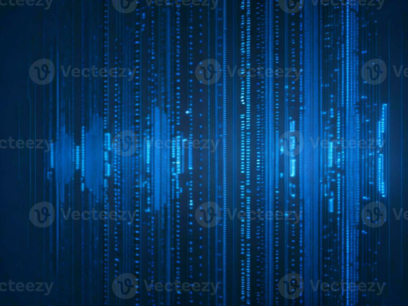 AI generated Digital Cyberspace with Particles and Digital Data Network Connections. High Speed Connection and Data Analysis Technology Digital Abstract Background Concept. 3d rendering photo
