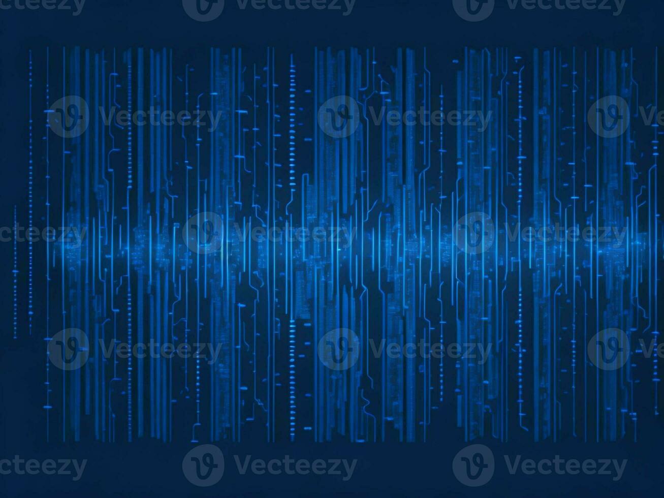 AI generated Digital Cyberspace with Particles and Digital Data Network Connections. High Speed Connection and Data Analysis Technology Digital Abstract Background Concept. 3d rendering photo