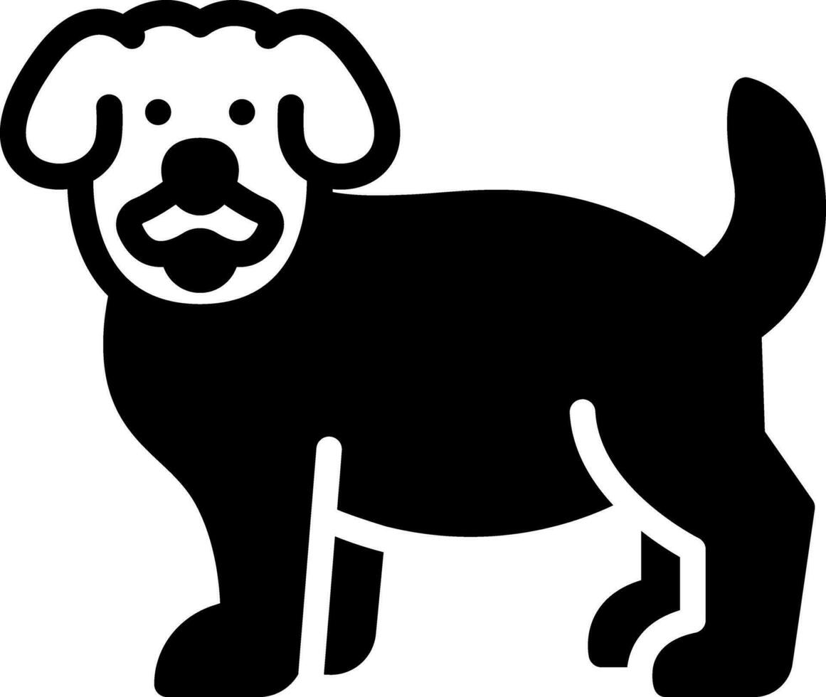 solid icon for breeds vector